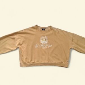 Vans Men's Beige Crewneck Sweater